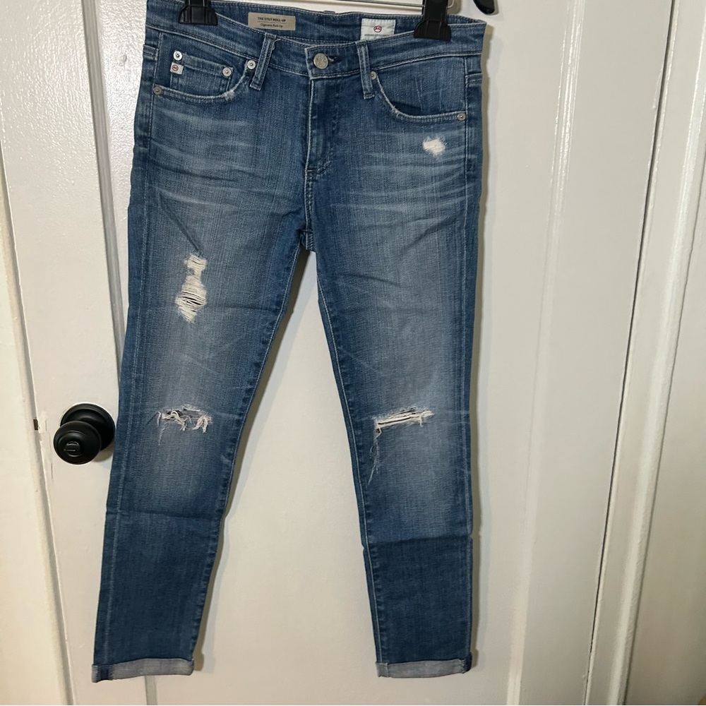 Adriano Goldschmied The Stilt Roll Up Cigarette Roll Up Skinny Jeans